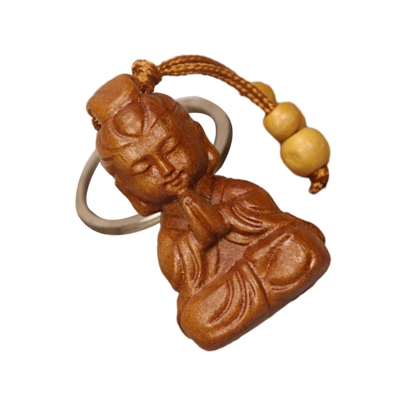 Elegant Buddhas Pendant Keychain Car Hangers Decor for Fashionable Accessories