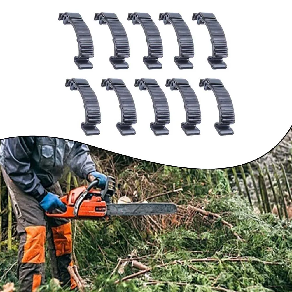 

10pc ChainSaw Cylinder Head Clamps For 435, 440E, 445, 450, 450E, 570, 575, 576 Chain Saw Garden Mower Accessory Replacement