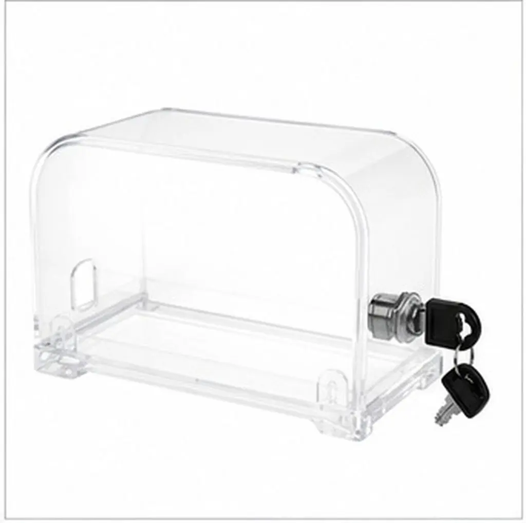 Clear Donation Multi-Function Business Card Organizer Name Card Storage Case Office Events Exhibitions