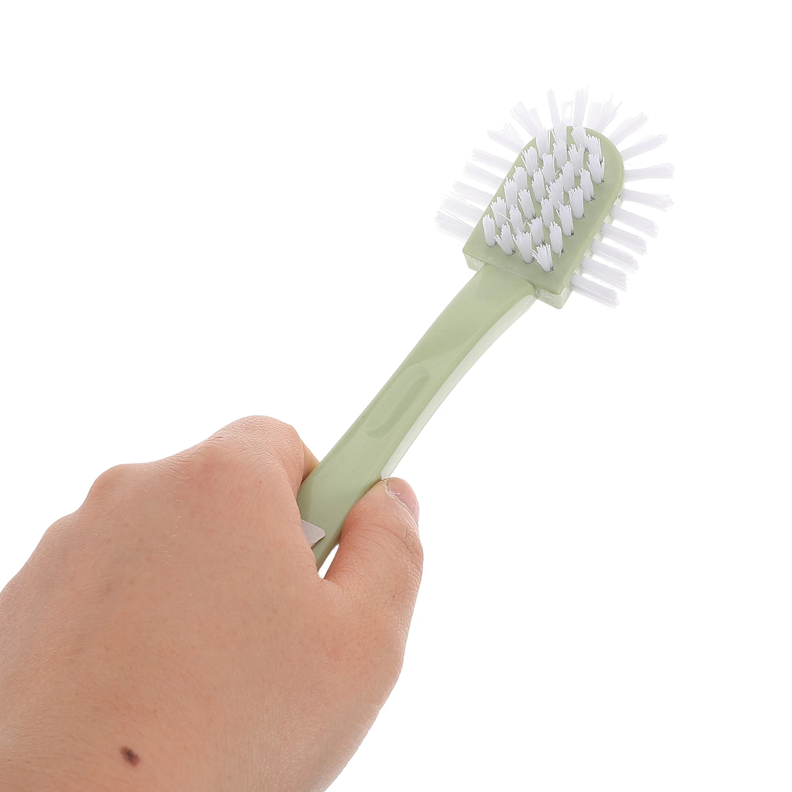 

5pcs Long Handle Five-sided Shoe Brush PP Bristles Household Cleaning Tool for Shoes Laundry Universal Scrubber Brush Indoor