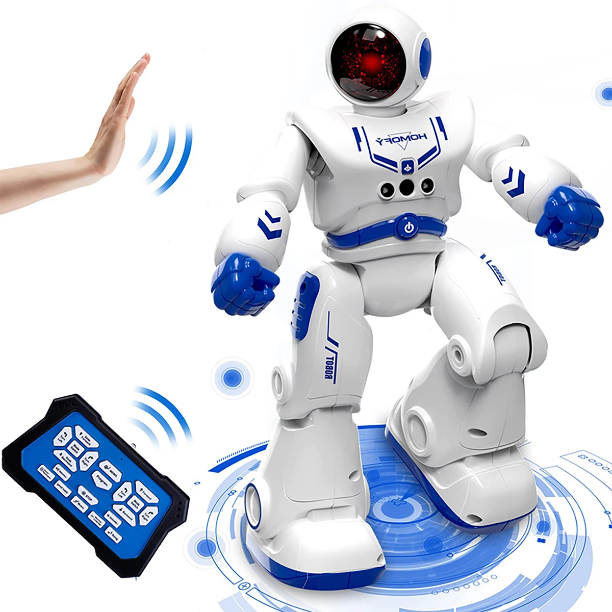 RC Robot Toys Boys Girls, Robot Smart Programmable Gesture Sensing Robot Remote Control Dancing Intelligent Programmable Robot