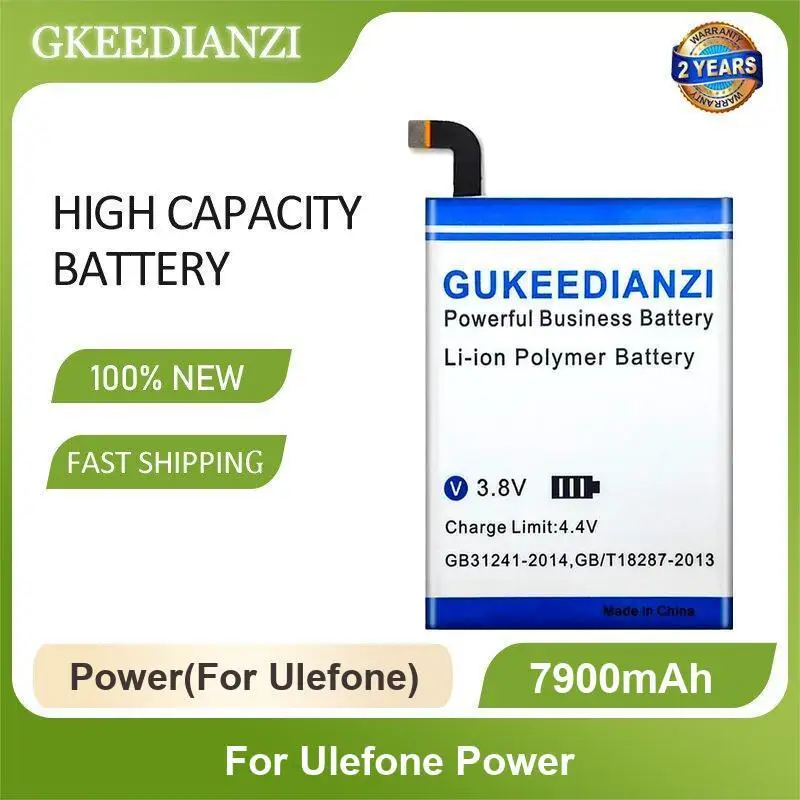 

Battery For Ulefone Power 3 3S 5 2 6 6.3inch Armor 16 Pro 13 14 Power3 High Capacity