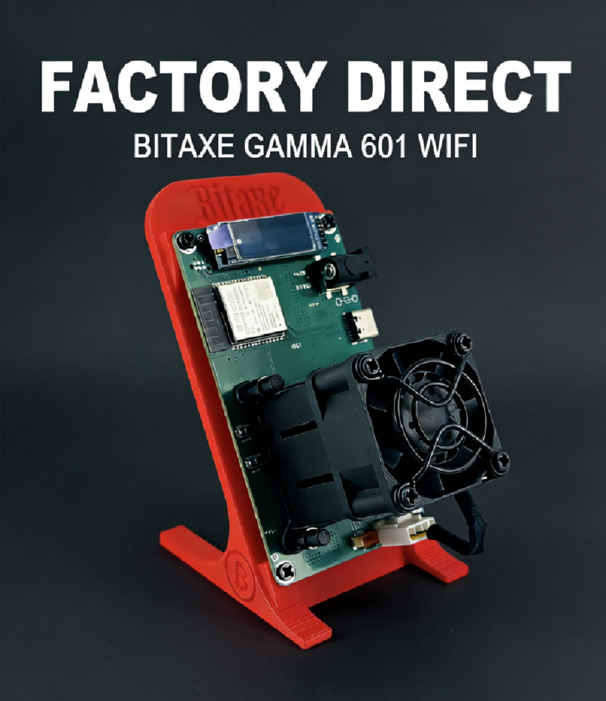 

Криптомайнер BM1370 Asic Chip Bitaxe Gamma 601 1.2TH с низким уровнем шума