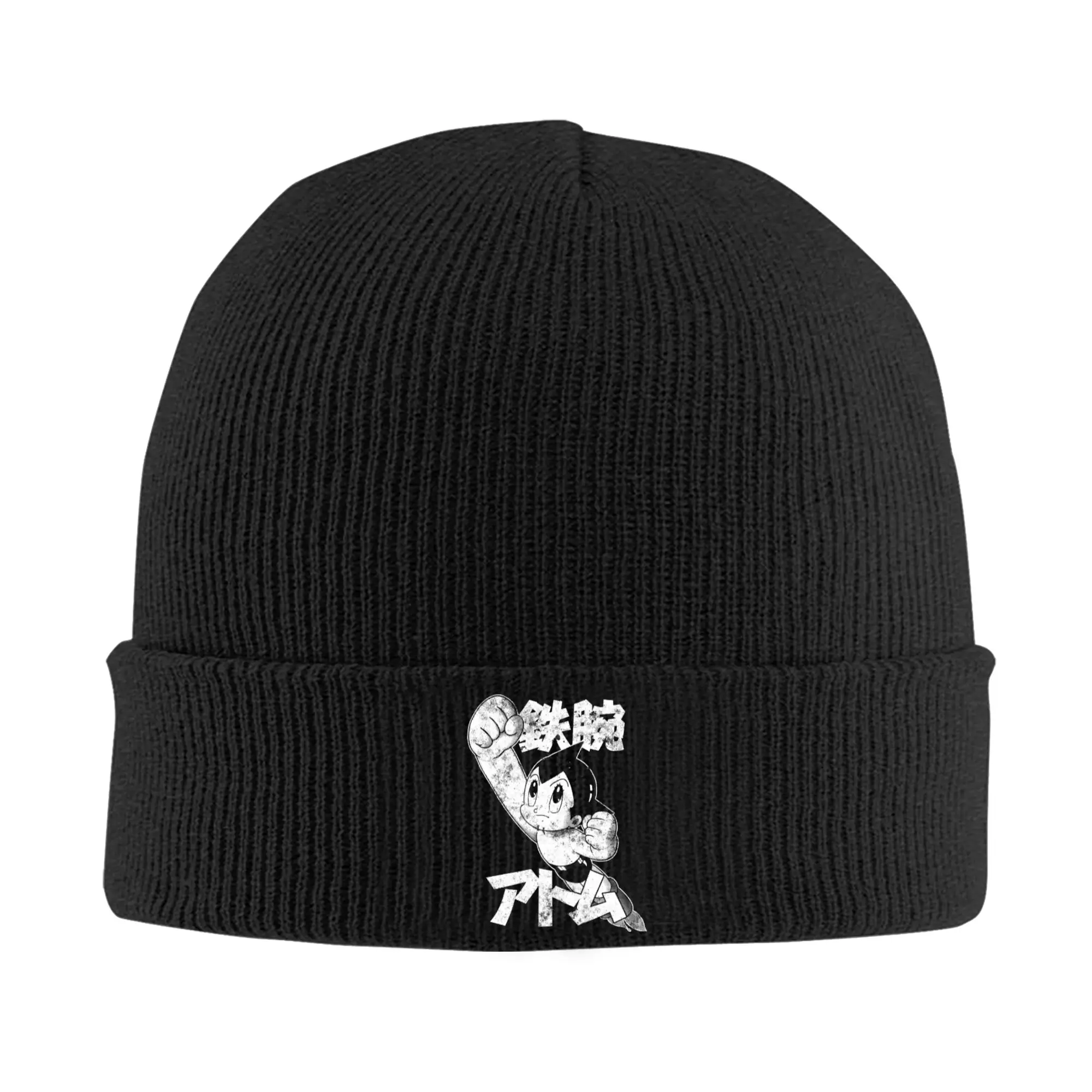 Mighty Atom Astroboy  Hats Autumn Winter Beanies Fashion Astro Boy Cartoon Manga Caps Men Women Acrylic Bonnet