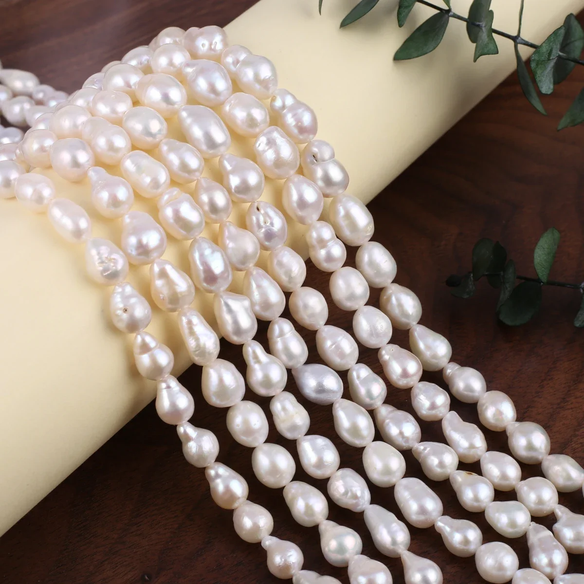 Natural Freshwater Pearl Baroque Beaded Irregular Fat Droplets Loose Bead for Jewelry Making DIY Necklace Bracelet Accessories