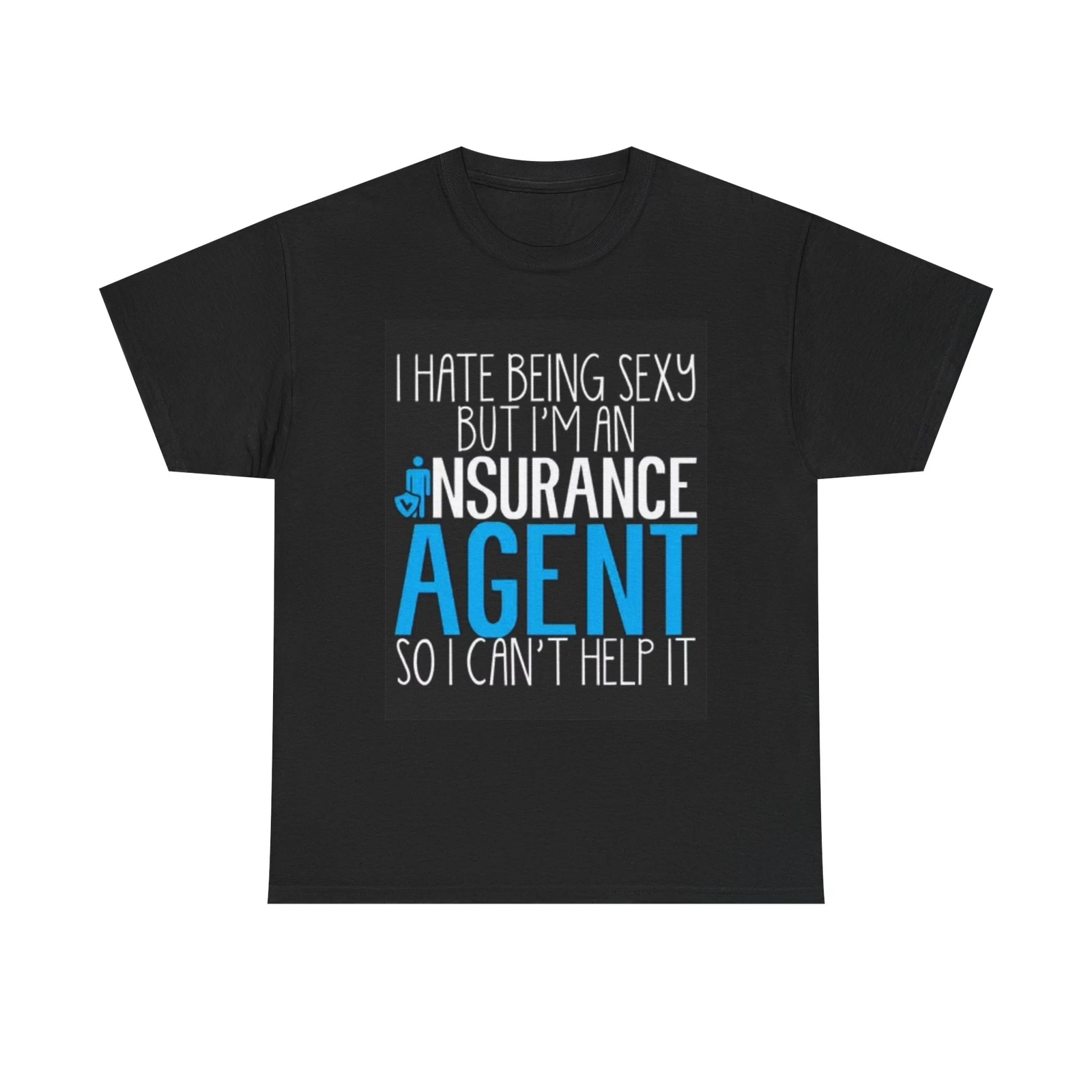 

Футболка Insurance Agent, забавная сексуальная футболка с рисунком шуток, унисекс, плотная хлопковая футболка