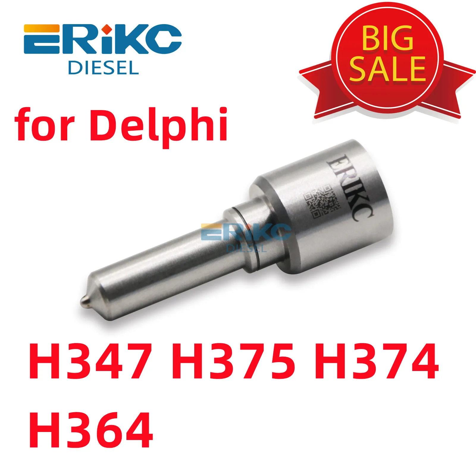 H347 H375 H374 Sprayer Nozzle Tip H364 for Delphi Fuel Injector Nozzle A6510704987 A6510700587 EMBR00301D 28229873