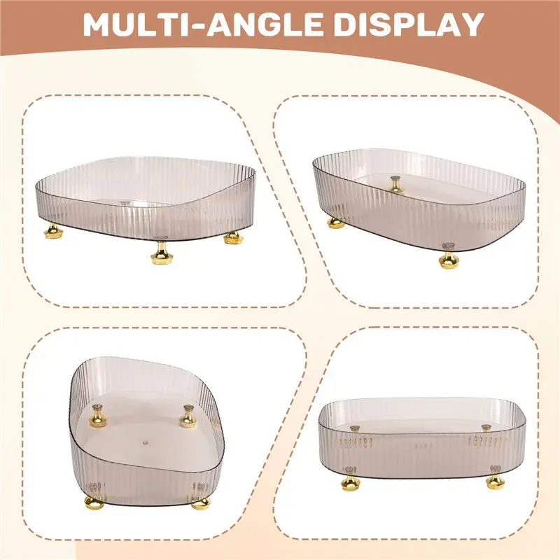 Customer Favorite Makeup Perfume Organiser Key Storage Ornaments Decorative Dresser Tray, Countertop Organizer Tray For Cosmetic