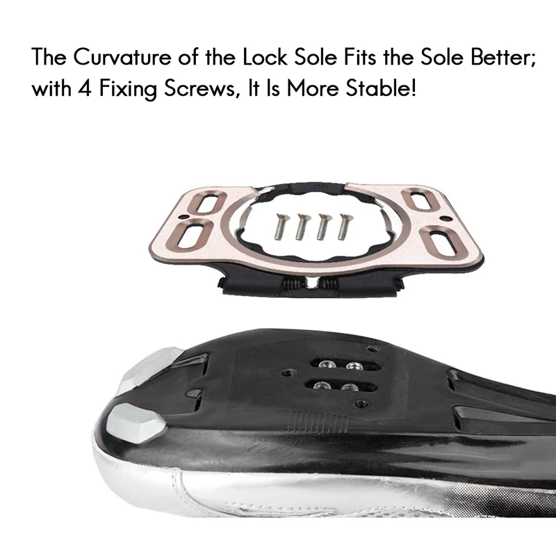 New 1 Pair Quick Release Cycling Shoes Cleats Self-Locking Pedal Adapter Converter for SpeedPlay Zero Series