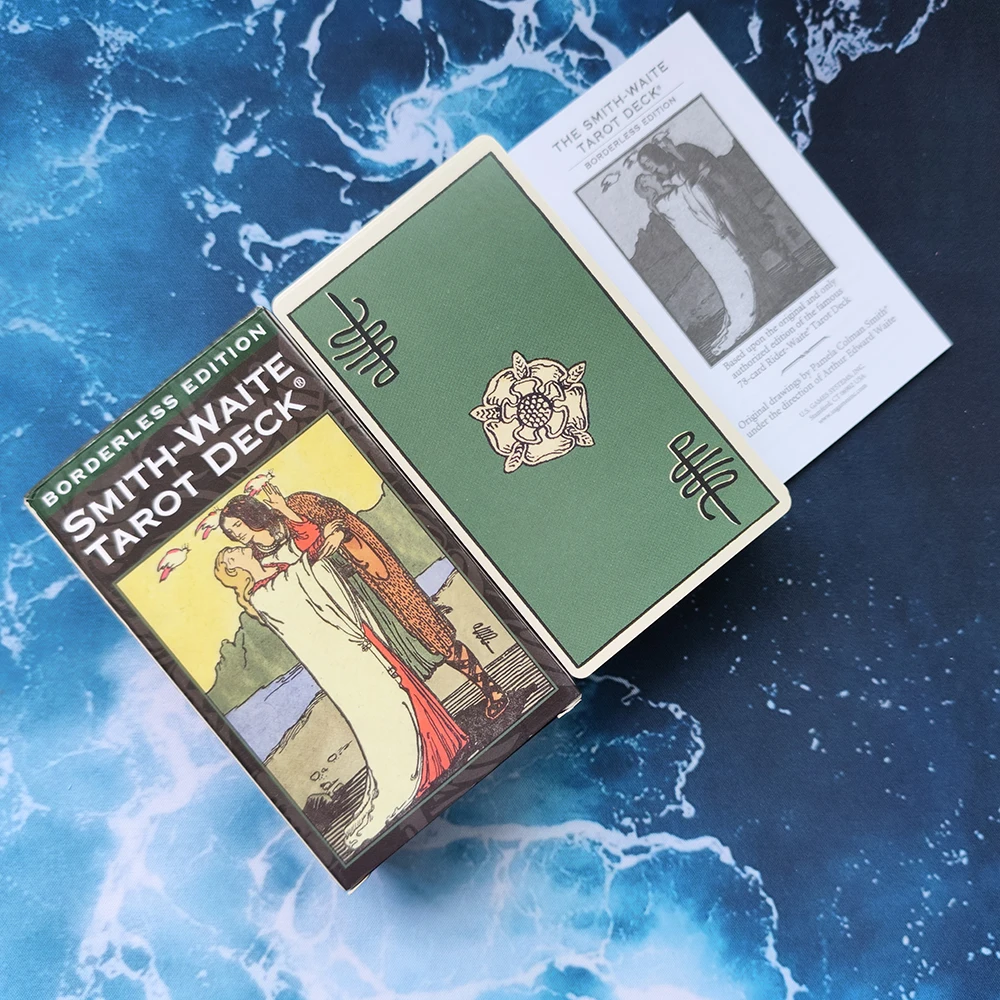 

12X7CM Smith Divination Tarot Deck Borderless Edition tarot cards with guide book