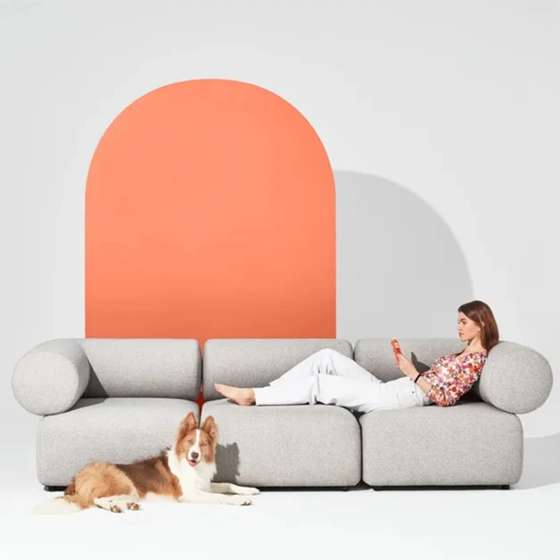 Italian Modern Customized Combination Modular Sectional Arm Sofa Set Home Hotel High Density Sponge Couch Living Room Furniture