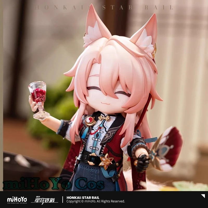 

[Genuine] Jiao Qiu Doll Game Honkai Star Rail Cosplay Desktop Favorites Ornaments Anime Cartoon Accessories Halloween Gifts