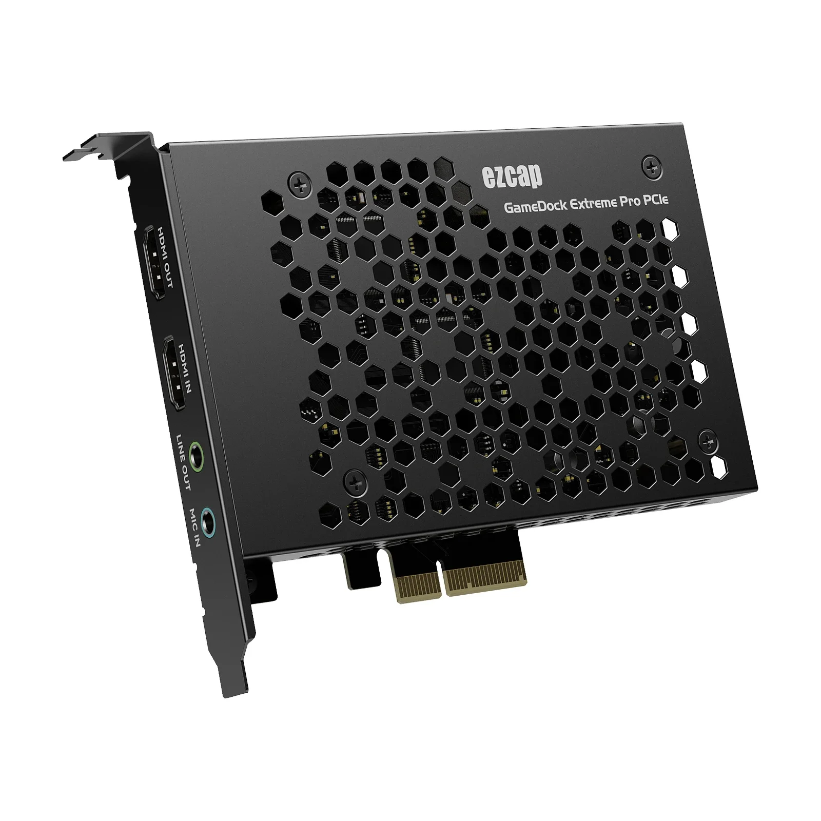 ezcap324B GameDock Extreme Pro PCIe Real 4K60 HDR VRR PCIE Video Capture recorder card 4K video capture 2160p144 recording view 4