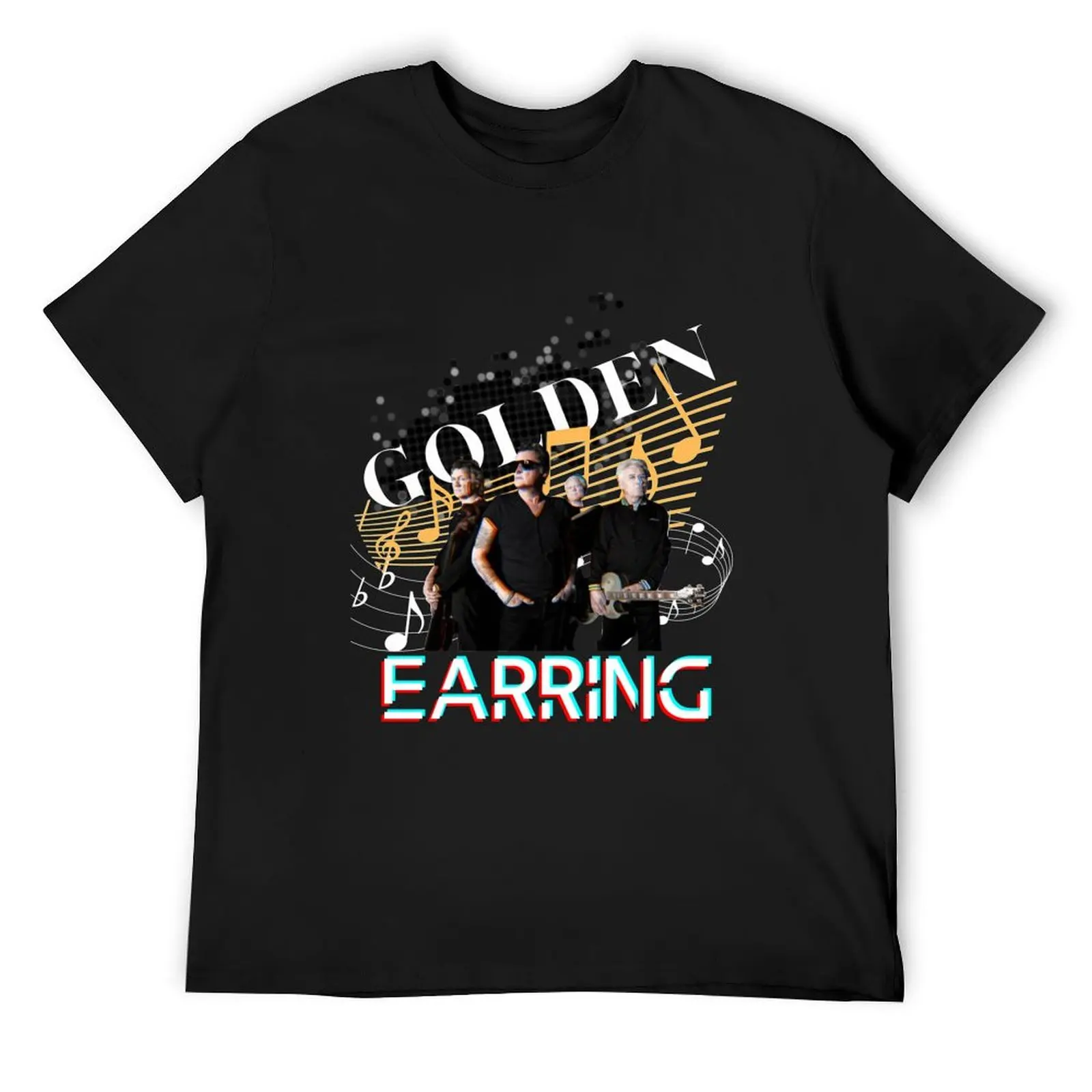 Golden Earring Band T-Shirt graphic tee shirt plus sizes mens cotton t shirts