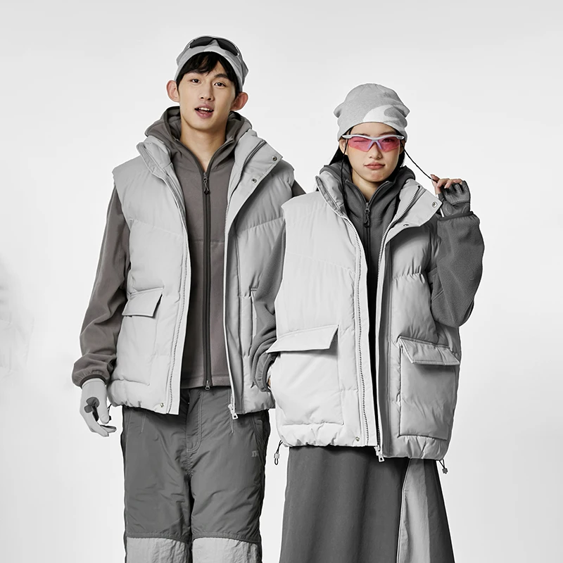 

Unisex Streetwear Vest Men Windproof Vests Men Sleeveless Jacket Autumn Winter Casual Vest Coat Men Women Warm Thicken Waistcoat