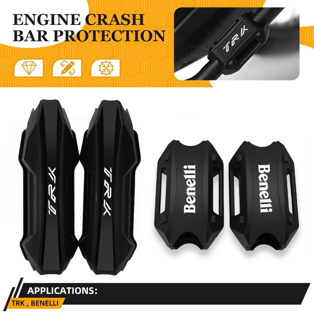 

Motorcycle Engine Guard Bumper Protector Trim Protector Block For Benelli TRK702X TRK702 2022 TRK 702X TRK 702 2023 2024 2025