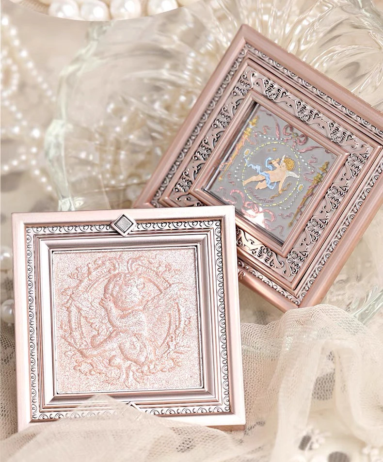 

CHEERFLOR Highlighting Highlighter Bronzers Palette Angel Picture Frame Series Contour For Dark Skin Iluminador Makeup Powder