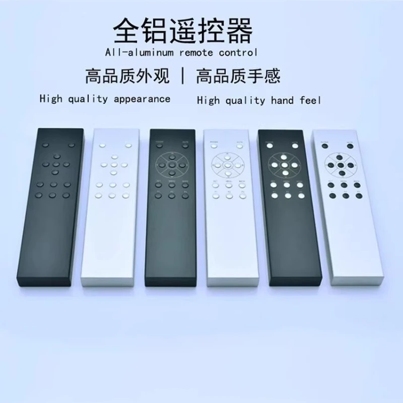 Universal learning remote control - aluminum alloy infrared for audiophiles, preamp amplifiers, cddvd players, and tvs