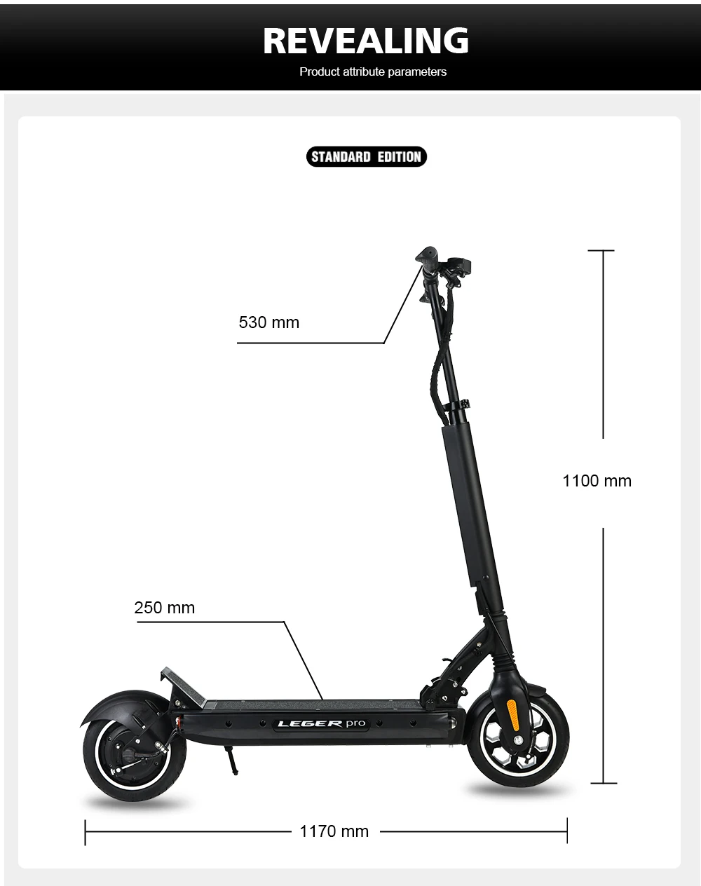 RUIMA-Trottinette Électrique Leger Pro, Moteur de 52V, 600W, 8.5 Pouces, pour Moto et Skateboard