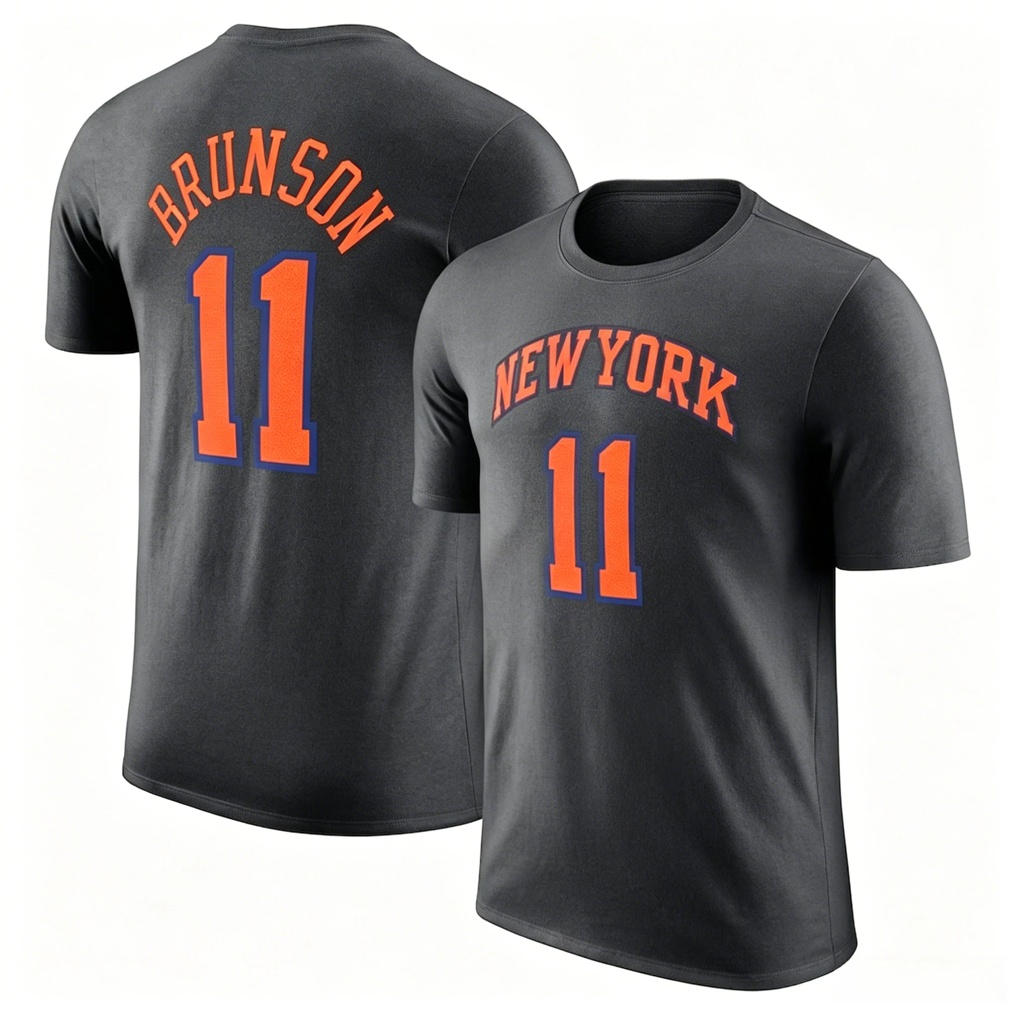 Brunson 11 Jersey Sweatshirt Breathable Tshirt New York Team 2026 Summer New 100%cotton Men Basketball Fashion Sports Shirt Tee