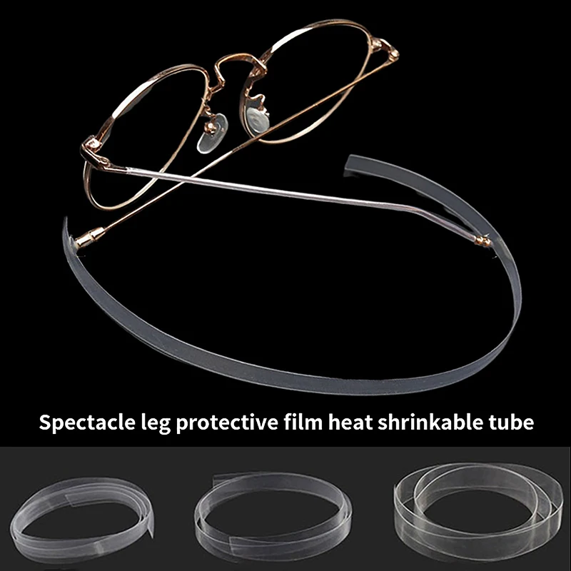 

1M Eyeglasses Anti-Allergic Heat Shrinkable Tip Tube Cover Optical Store Accessories for Metal SunGlasses Ear Face Protection