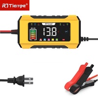 12V 6A us plug Car Battery Charger Lead Acid Battery Fast Pulse Intelligent.Efficient, and Safe Charging for Cars and Mot