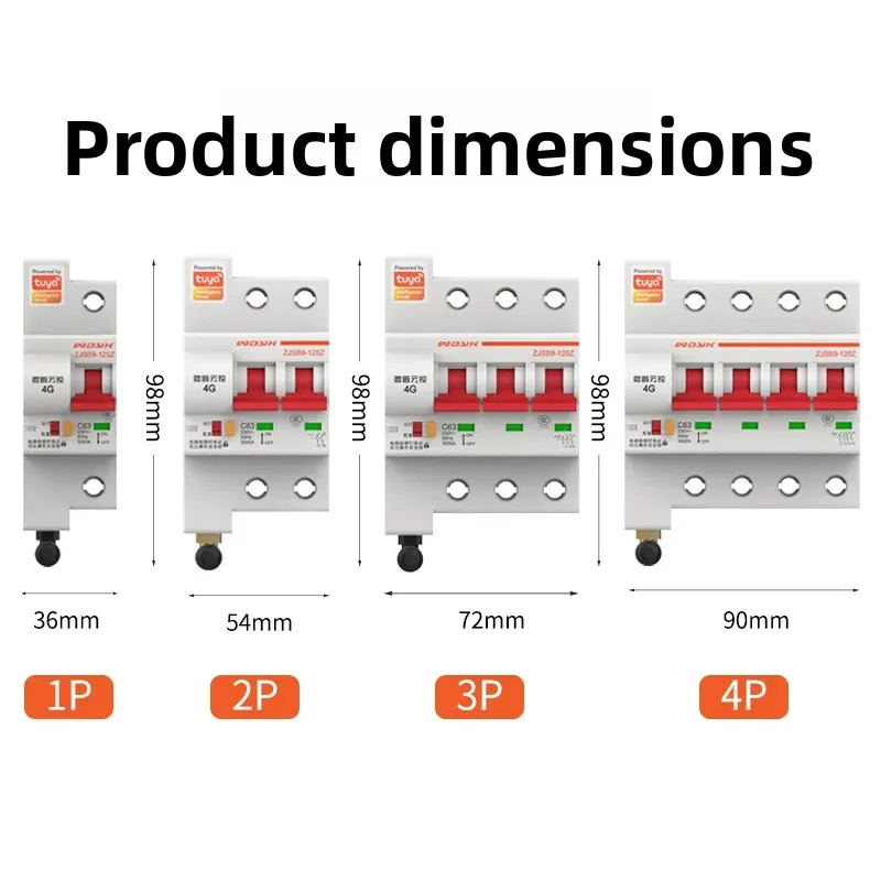 4G IoT Circuit Breaker – Smart Switch with Mobile Remote Control, Wireless Timing, Master Air Switch