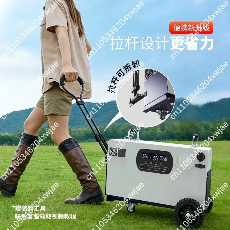 Portable 220V Energy Storage Power Station High Capacity Backup Battery For RV Camping Live Streaming Home Emergency Use