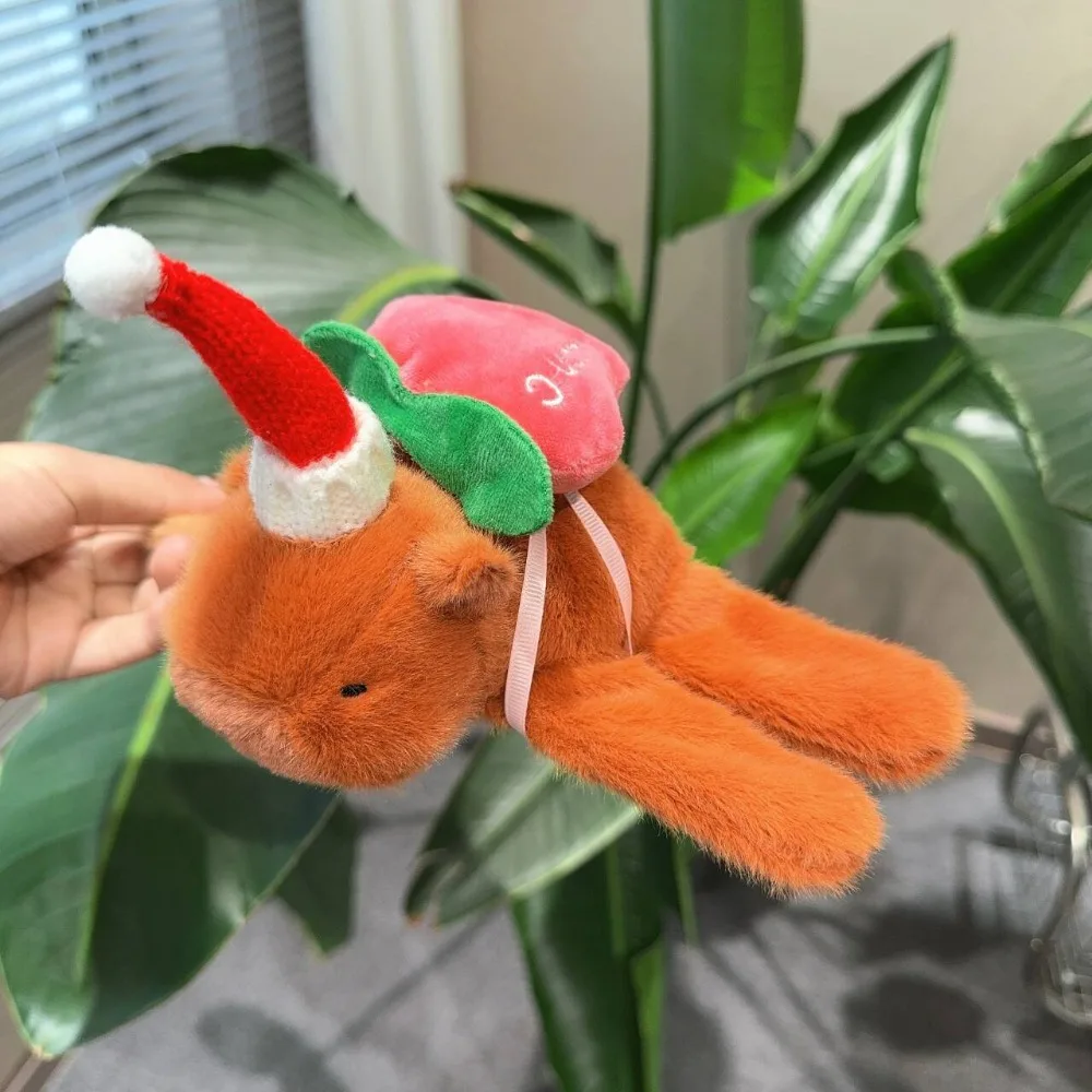 

Creative Plush Kapibala Bracelet Cartoon Stuffed Dolls Papa Ring Interactive Toy Kids Gift