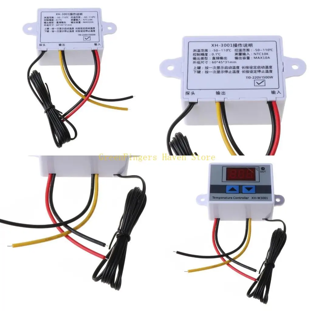 

F68D 110 В-220 В регулятор температуры термостат переключатель цифровой светодиодный дисплей прочный