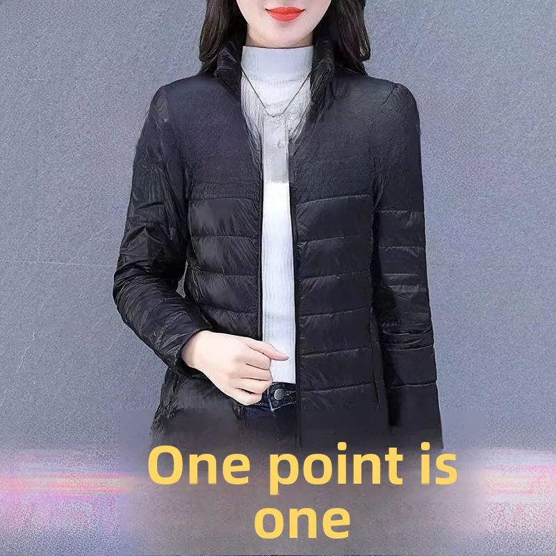 سترة نسائية خفيفة الوزن وقابلة للتنفس ومتعددة الاستخدامات من القطن لخريف وشتاء ملابس خارجية دافئة مقاومة للبرد
