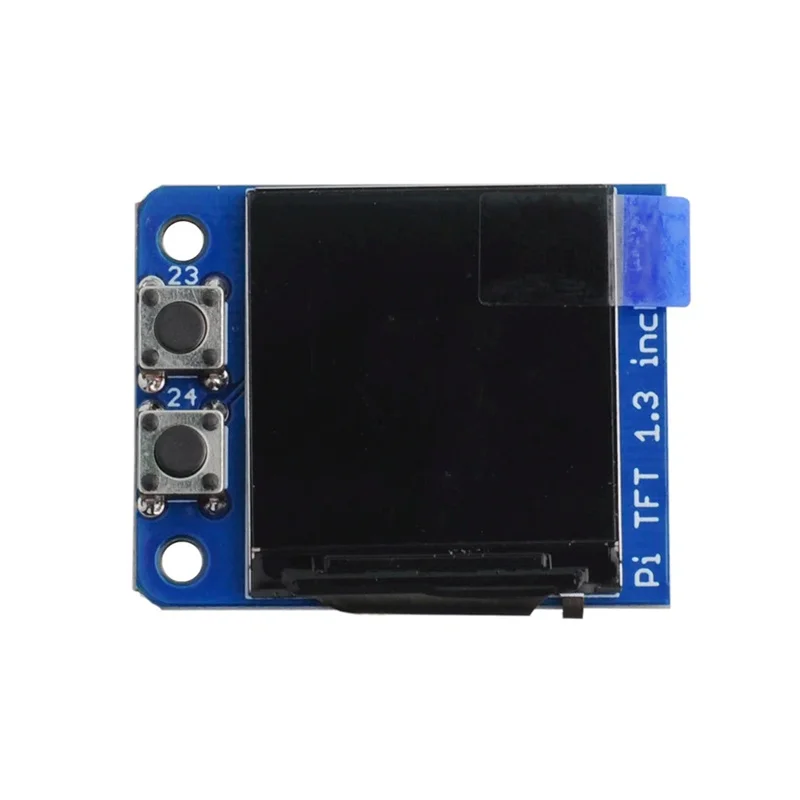 شاشة IPS 240x240 SPI TFT مقاس 1.3 بوصة لـ Raspberry Pi - محرك ST7789، 3.3 فولت، ألوان كاملة، سطوع عالي، شاشة دائرية مدمجة