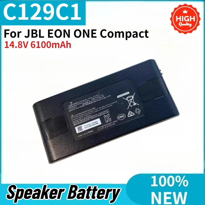 C129C1 High Quality Speaker Battery 14.8V 6100mAh For JBL EON ONE Compact Brand New Replacement Battery