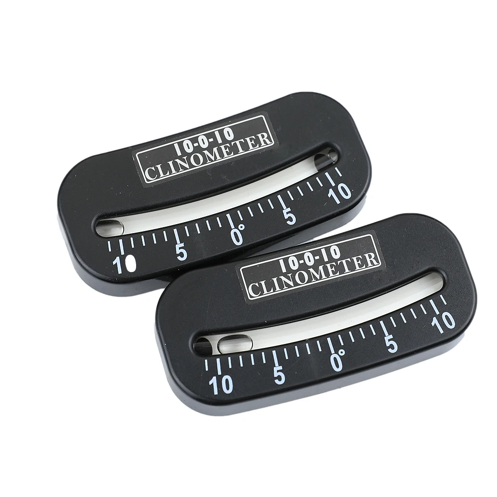 ETOPOO 10-0-10 Inclinometer Mini Protractor Gauge Ship\'s Route Inclinometer for Modern Boats Mounts