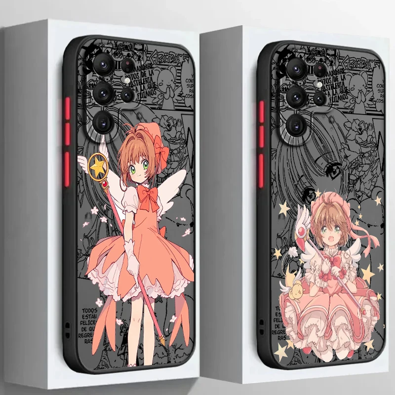

Versatile Sakura Cartoon Cute Frosted Translucent For Samsung A53 A52 A33 A32 A51 A71 A21S A13 A73 A50 A22 A12 5G Cover