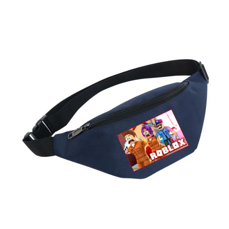 أنيمي Roblox حقيبة كروسبودي الاتجاه حقيبة كتف حقيبة يد الشكل طباعة حقيبة صدر للرجال الخصر حزمة بسيطة سستة محفظة جيب المحفظة