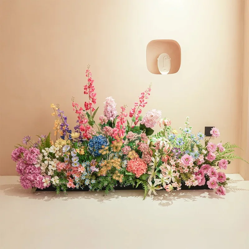 

Simulated flower fake green plant landscaping combination indoor high-end bionic plant window decorative landscape ornament