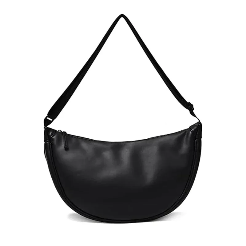 

LYSBB005 Crescent Bag for Women Men PU Leather Large Dumpling Crossbody Bags