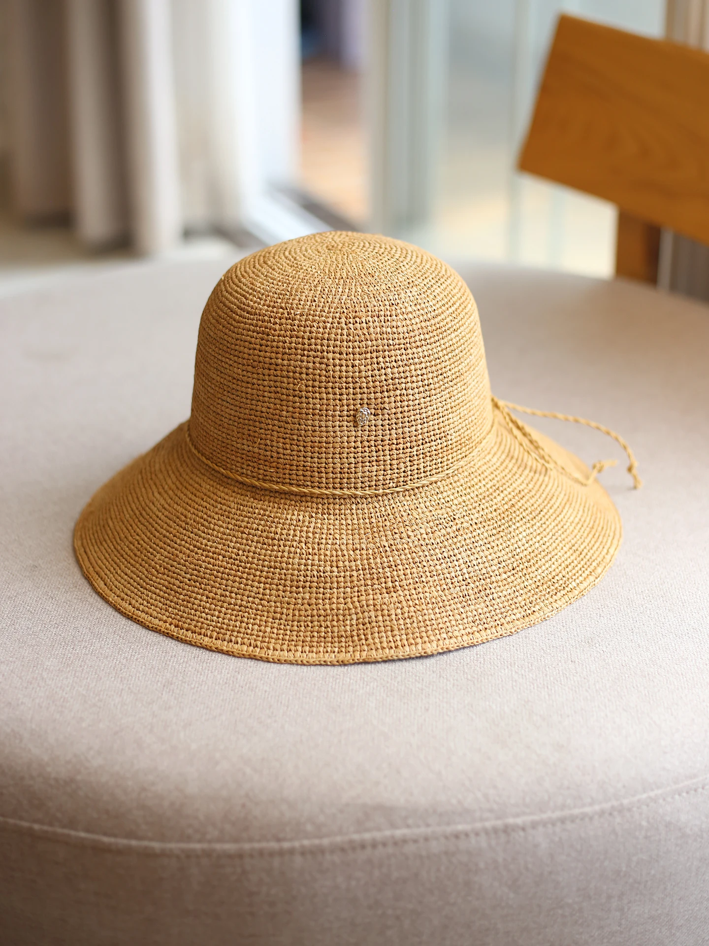 handmade-hook-needle-natural-laffey-straw-hat-women-summer-outing-shopping-sunshade-versatile-breathable-travel-khaki-hat