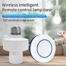E27 Wireless Intelligent Remote Control Lamp Holder RF433MHz Remote Switch Bedroom Warehouse LED Light Bulb Remote Controller