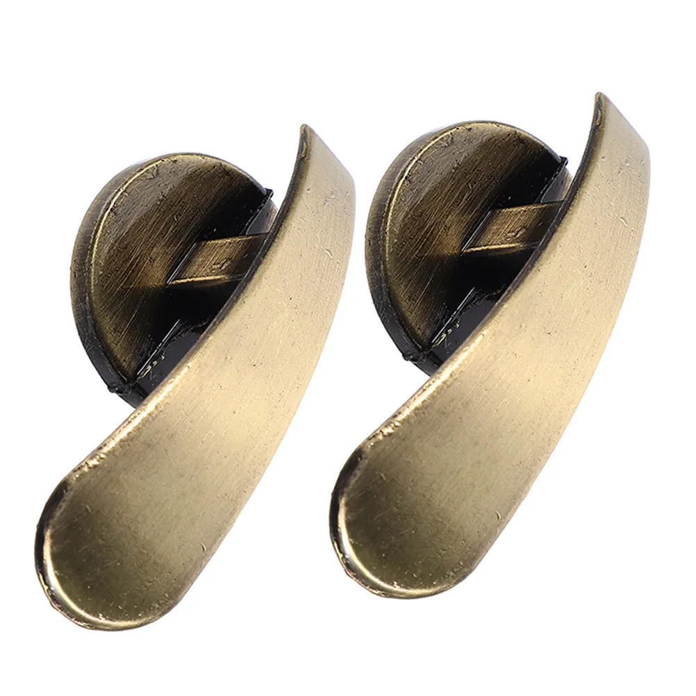 2Pcs Decorative Curtain Tiebacks Wall Mounted Holdback Hooks for Drapes Multi-Functional Elegant Home Window Decor Accessories