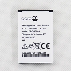 1000mAh DBO-1000A Batterie Für DORO 1372 / 2404 / 1370 Handy