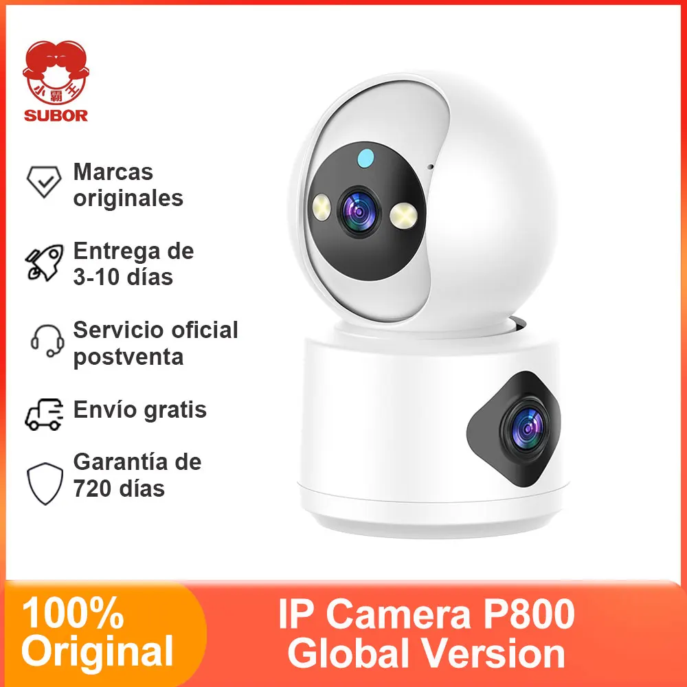 SUBOR IP Camera P800, Two-Way Voice, Intelligent AI Monitoring, HD Full Color Night Vision, Human Form Detection Alarm Camera