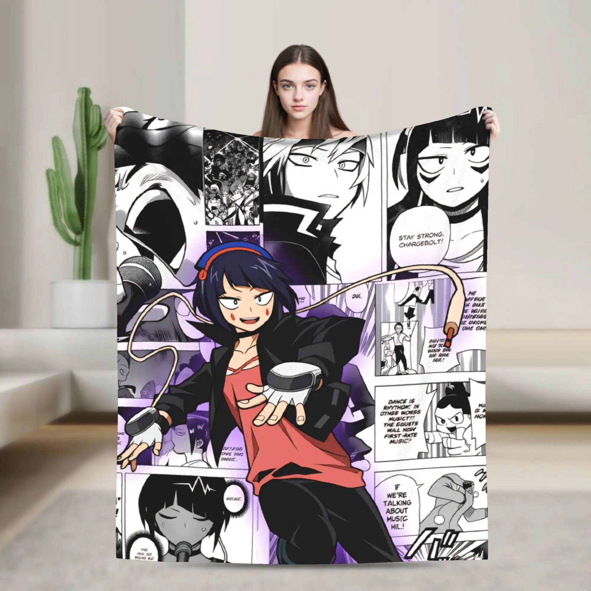 

Super Warm Blanket Picnic My Hero Academia Throw Blanket Flannel Bedspread For Home Decor Pattern Sofa Bed Cover