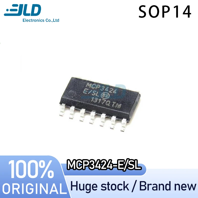 (1–3 Stück) 100 % neuer MCP3424-E/SL SOP14-Chipsatz. Professionelle One-Stop-Bestellung ausreichender Lagerbestand. Chip-Elektronik
