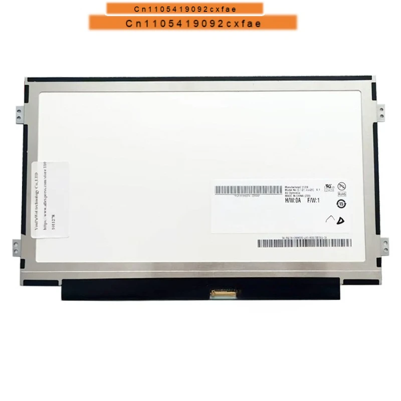 CHJ Laptop LCD Screen For Packard Bell N450 PAV80 Aspire One PAV70 replacement display 10.1-inch slim matrix
