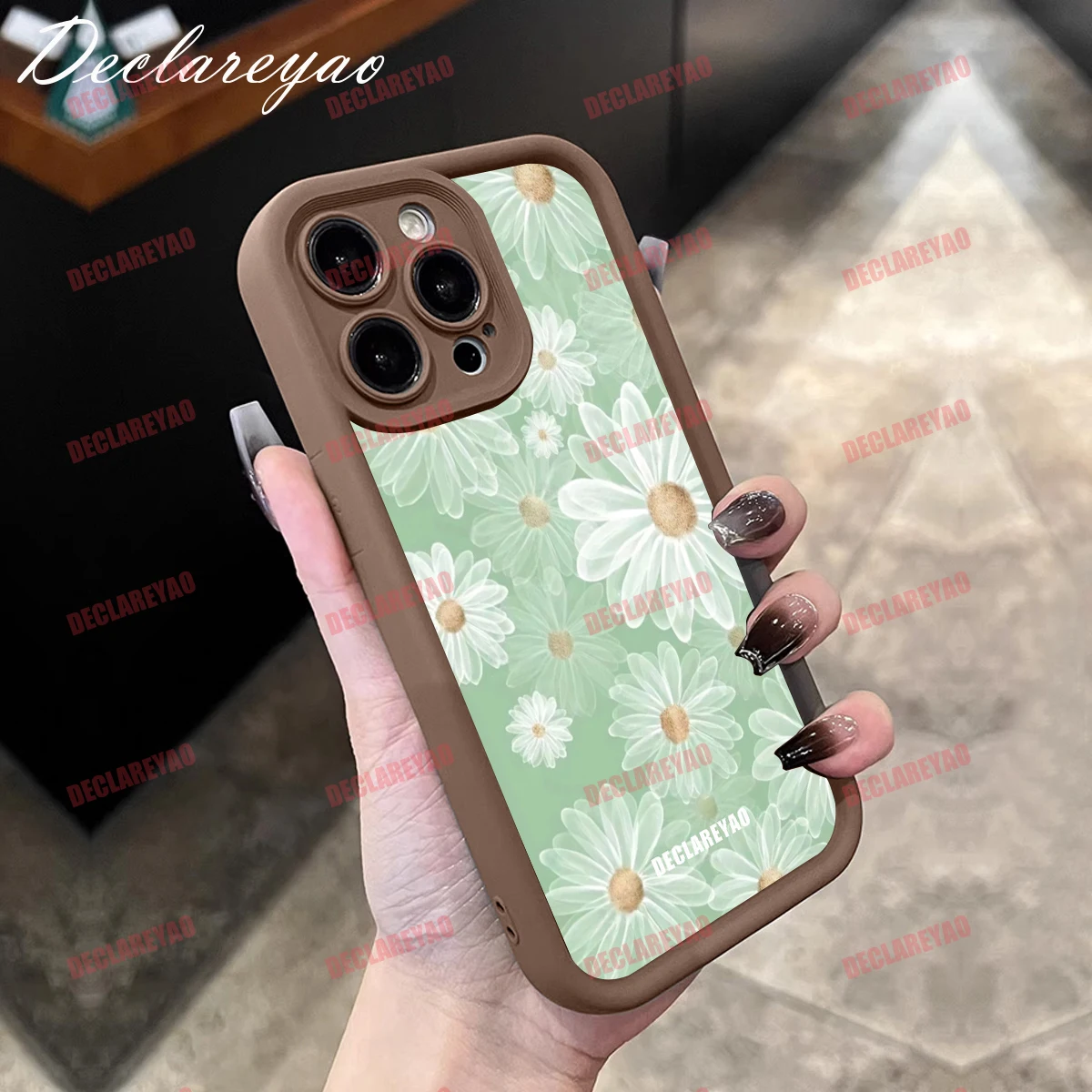 غطاء ناعم نحيف من البولي يوريثان غير اللامع من DECLAREYAO لهاتف Realme C51S U1 C15 Q3i C67 N65 C2S Plus Neo C20 GT C31 N53 غير حافظة من السيليكون المقاوم للصدمات