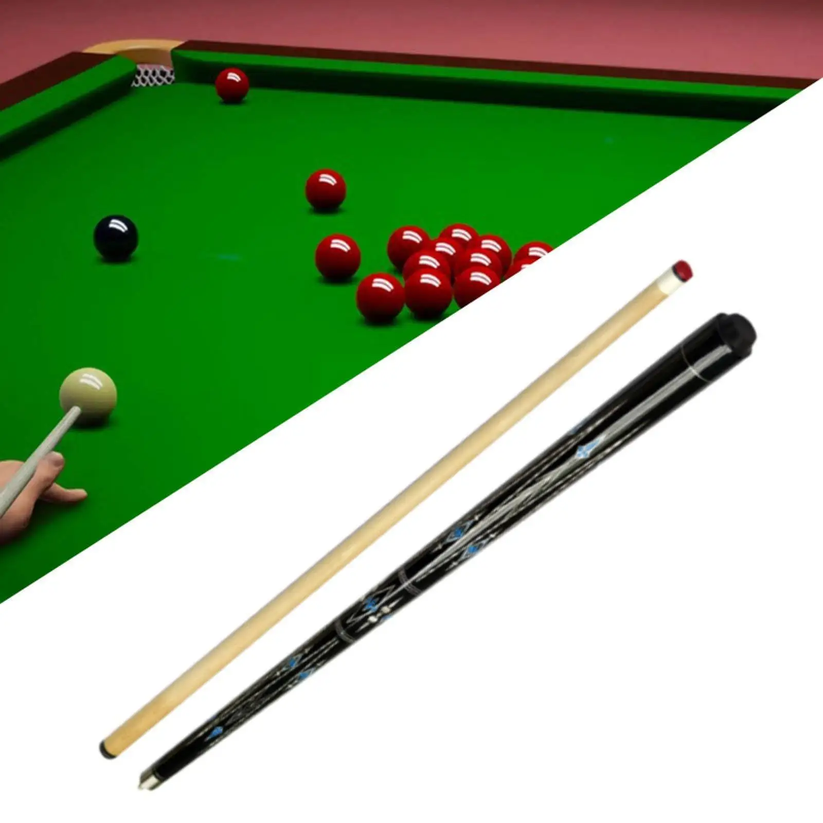 

58-дюймовые бильярдные кии, профессиональный кий для бильярдного стола, черный для взрослых