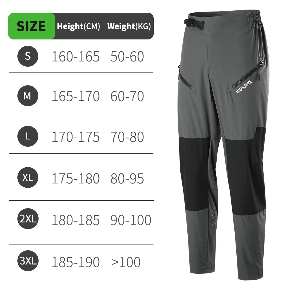 

Cycling Pants Quick Drying Sports Pants Women Men's Pants MTB Road Bike Pants Breathable Bicycle Trousers Spring Summer