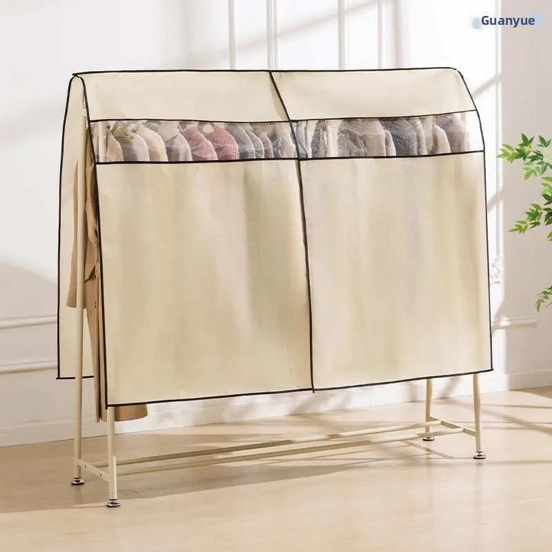 

Простой напольный пылезащитный чехол для хранения одежды, органайзер для гардероба, большой чехол для одежды, тканевый органайзер